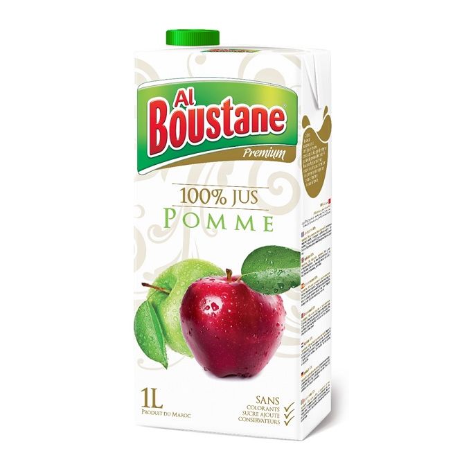 100% Jus Pomme BIO Al Boustane 1L