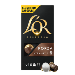 [8711000357934] 10 Capsules Espresso Forza L'OR Compatibles Machines Nespresso (Intensité 9)