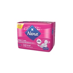 [6192400654243] 9 Serviettes Maxi Plus Nana 10mm