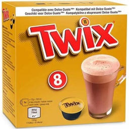 [5060402907142] 8 Capsules Chocolat Chaud Twix Dolce Gusto